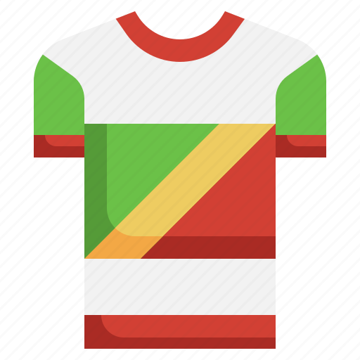 Republic, of, the, congo, tshirt, flags, fashion icon - Download on Iconfinder