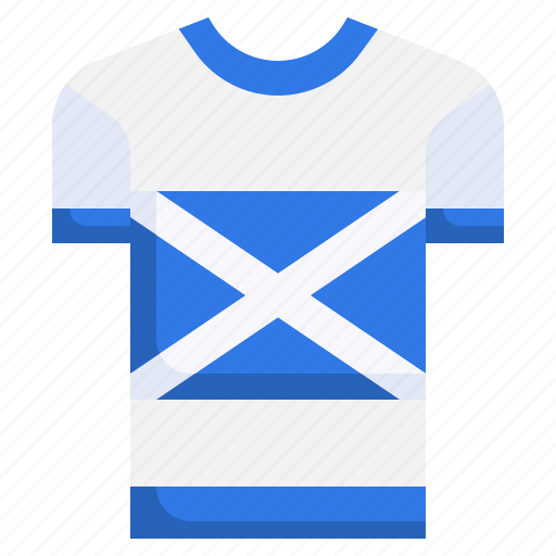 Scotland, tshirt, flags, fashion, shirt icon - Download on Iconfinder