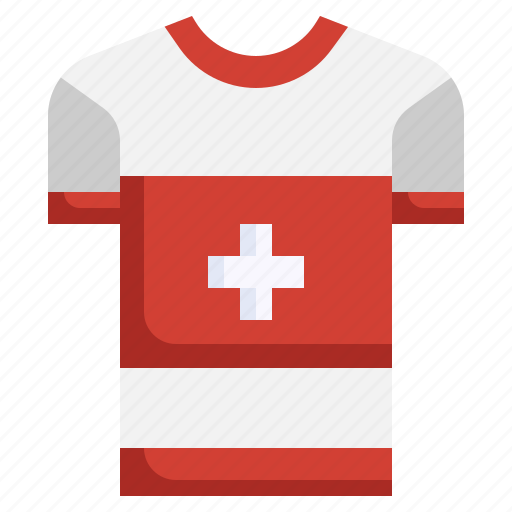 Switzerland, tshirt, flags, fashion, shirt icon - Download on Iconfinder