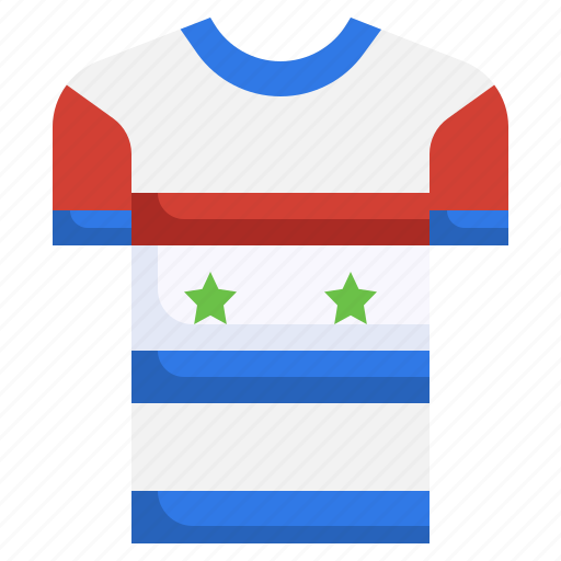 Syria, tshirt, flags, fashion, shirt icon - Download on Iconfinder