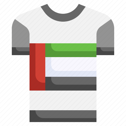 United, arab, emirates, tshirt, flags, fashion, shirt icon - Download on Iconfinder