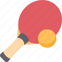 paddle, ball, table, tennis, sport