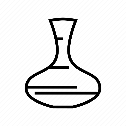 Decanter, water, tableware, banquet, dinner, plate, meal icon - Download on Iconfinder