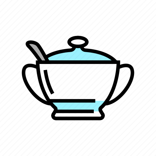 Sugar, bowl, tableware, banquet, dinner, plate icon - Download on Iconfinder