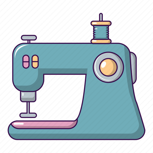 Accessories, attach, bobbin, cartoon, clothing, machine, sewing icon - Download on Iconfinder
