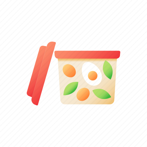Plastic box, lunch box, takeaway, salad icon - Download on Iconfinder