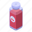 juice, bottle, isometric 