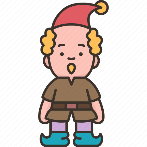 Dwarf, gnome, fairytale, fantasy, mythology icon - Download on Iconfinder