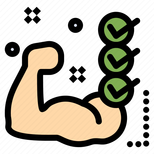 Checklist, gym, muscle, routine, training icon - Download on Iconfinder