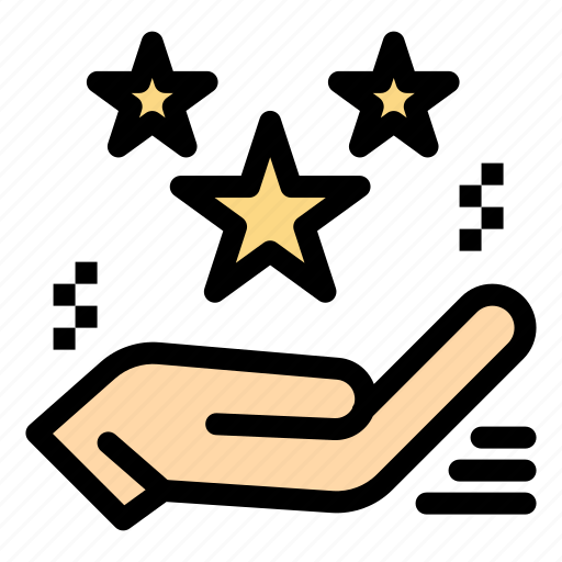Gift, hand, magic, present, star icon - Download on Iconfinder