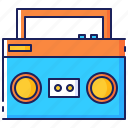 audio, cassette, equipment, music, player, retro, technology