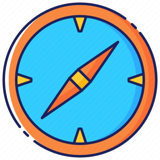 Arrow, compass, direction, equipment, exploration, navigation, travel icon - Download on Iconfinder