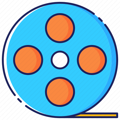 Cinema, cinematography, entertainment, equipment, film, movie, reel icon - Download on Iconfinder