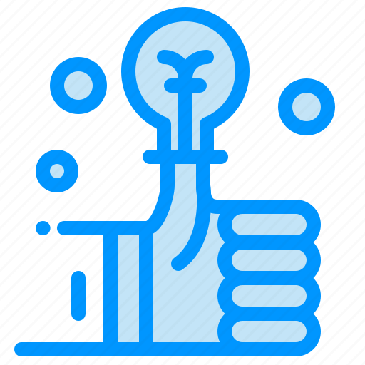 Bulb, hand, investment, smart icon - Download on Iconfinder