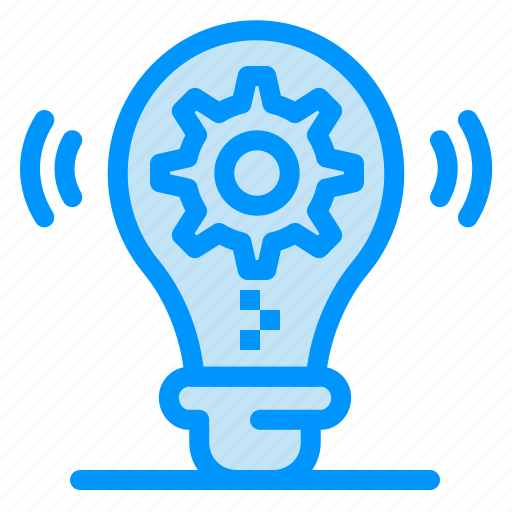 Bulb, gear, idea, setting icon - Download on Iconfinder
