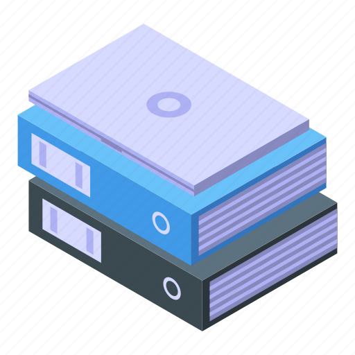 Task, schedule, folders, isometric icon - Download on Iconfinder