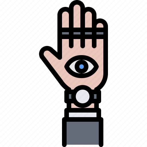 Hand, fingers, eye, watch, tattoo, parlor, art icon - Download on Iconfinder