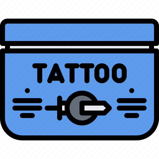 Ointment, cream, jar, equipment, tattoo, parlor, art icon - Download on Iconfinder
