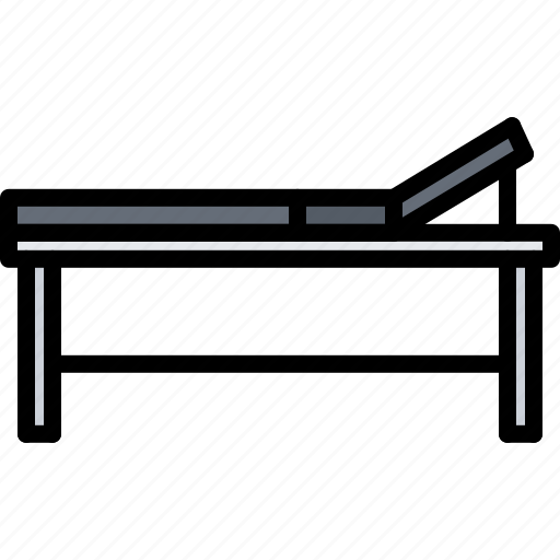 Bed, table, furniture, equipment, tattoo, parlor, art icon - Download on Iconfinder