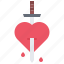 sword, knife, love, blood, heart, tattoo, parlor, art 