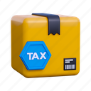 tax box, box, tax, payment, package, invoice, financial 