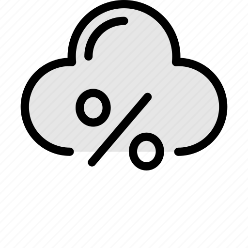Discount, cloud, finance, taxation, sale icon - Download on Iconfinder