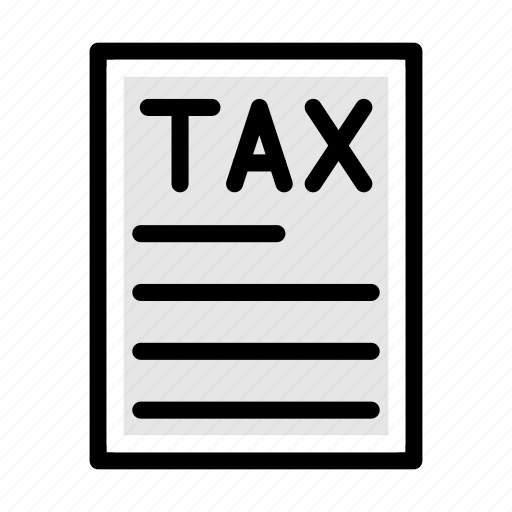 Tax, document, bill, paper, file icon - Download on Iconfinder
