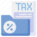 folder, tax, business, payment, bill