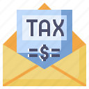 envelope, formation, warningin, tax, letter