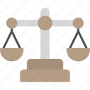 scale, balance, court, justice, law, legal, scales, weight, measure, icon