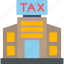 tax, office, building, business, taxes, icon 