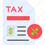 tax, paperwork, accounting, assess, finance, icon 