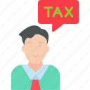 user, business, coin, money, tax, icon