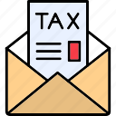 mail, tax, email, bill, envelope, icon