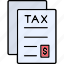 tax, file, expense, paper, document, icon 