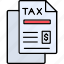 tax, business, finance, money, taxes, icon 