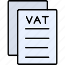 vat, consultancy, finance, tax, value, added, icon