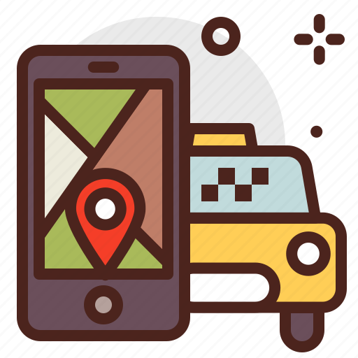 Car, city, map, taxi, transport icon - Download on Iconfinder