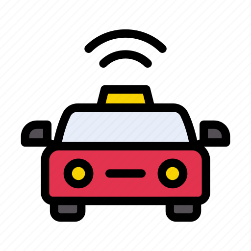 Autopilot, cab, signal, taxi, vehicle icon - Download on Iconfinder