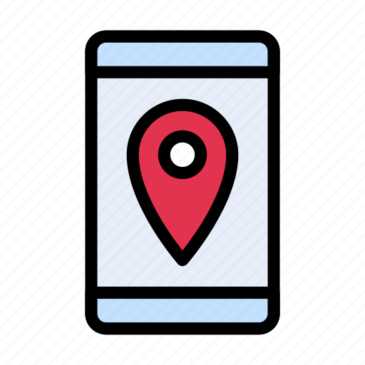 Gps, location, mobile, phone, pinpoint icon - Download on Iconfinder