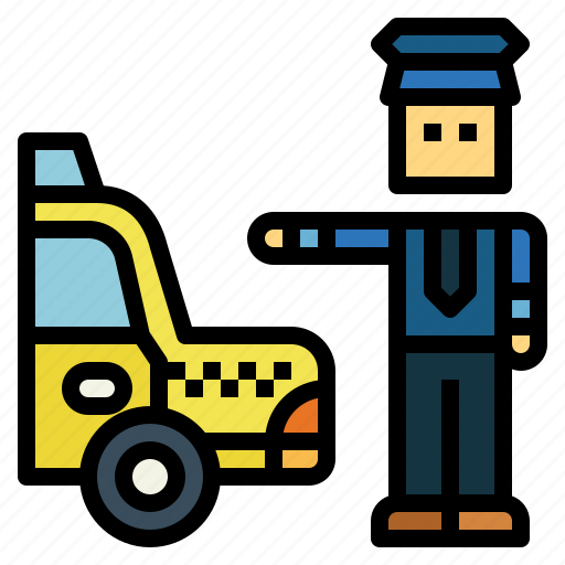 Taxi, driver, cab, suit icon - Download on Iconfinder