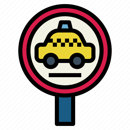 Taxi, sign, cab, signboard, car icon - Download on Iconfinder