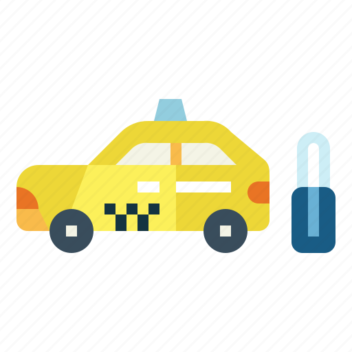 Taxi, car, cab, vehicle, luggage icon - Download on Iconfinder