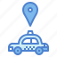 taxi, car, cab, vehicle, location 