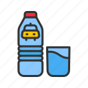 water, bottle, drink, thirsty, healthy, car, hydrate, water stand