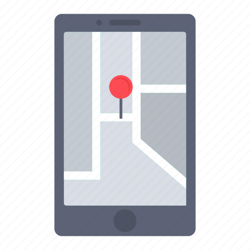 Gps, location, map, mobile icon - Download on Iconfinder
