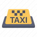 board, cab, sign, taxi