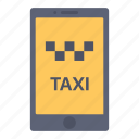 mobile, online, services, taxi