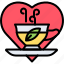 tea, cup, love, heart, shop, drink, cafe, drinks 