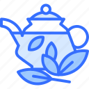teapot, leaf, tea, shop, drink, cafe, drinks